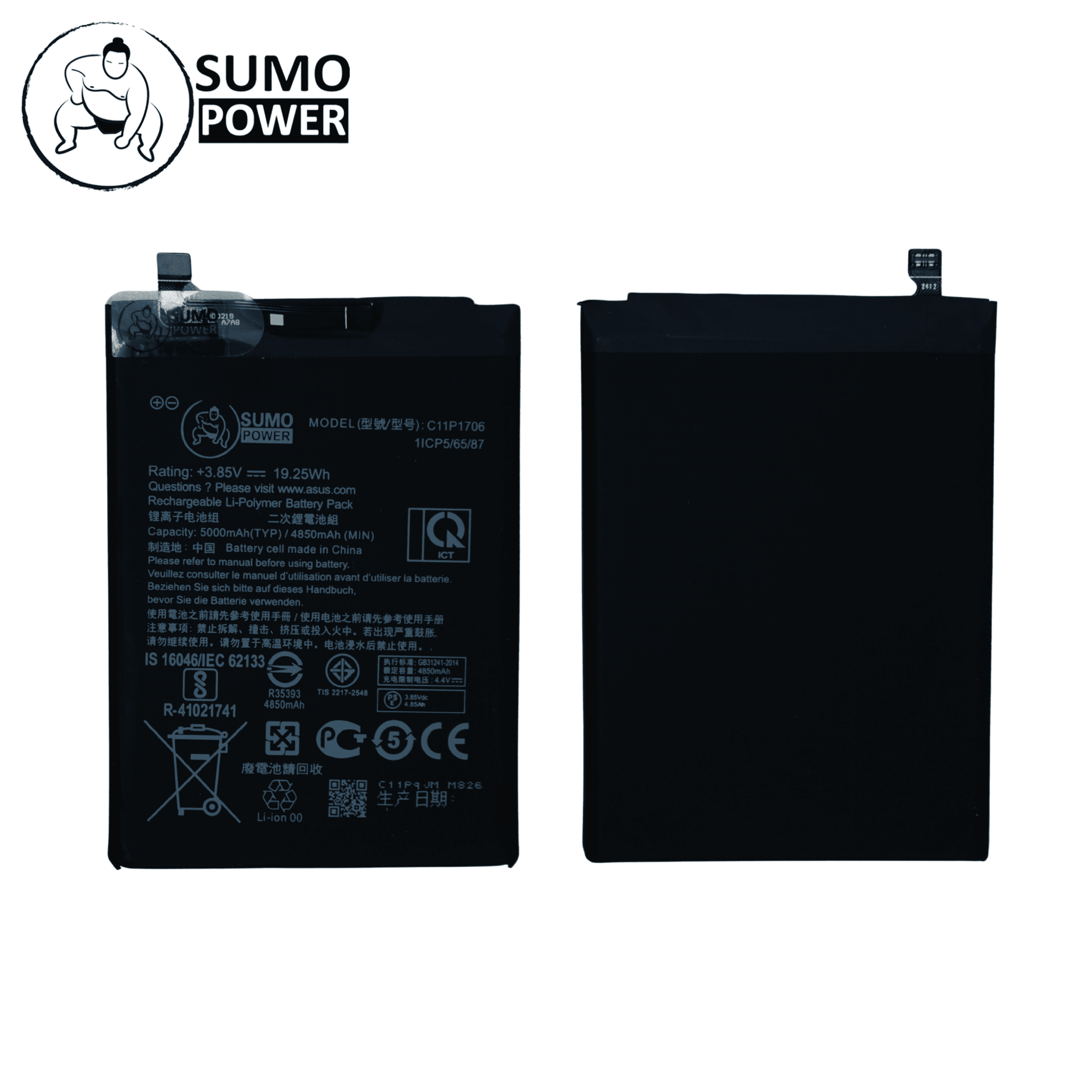 Baterai Sumopower ASUS Zenfone Max Pro M1 / Max Pro M2