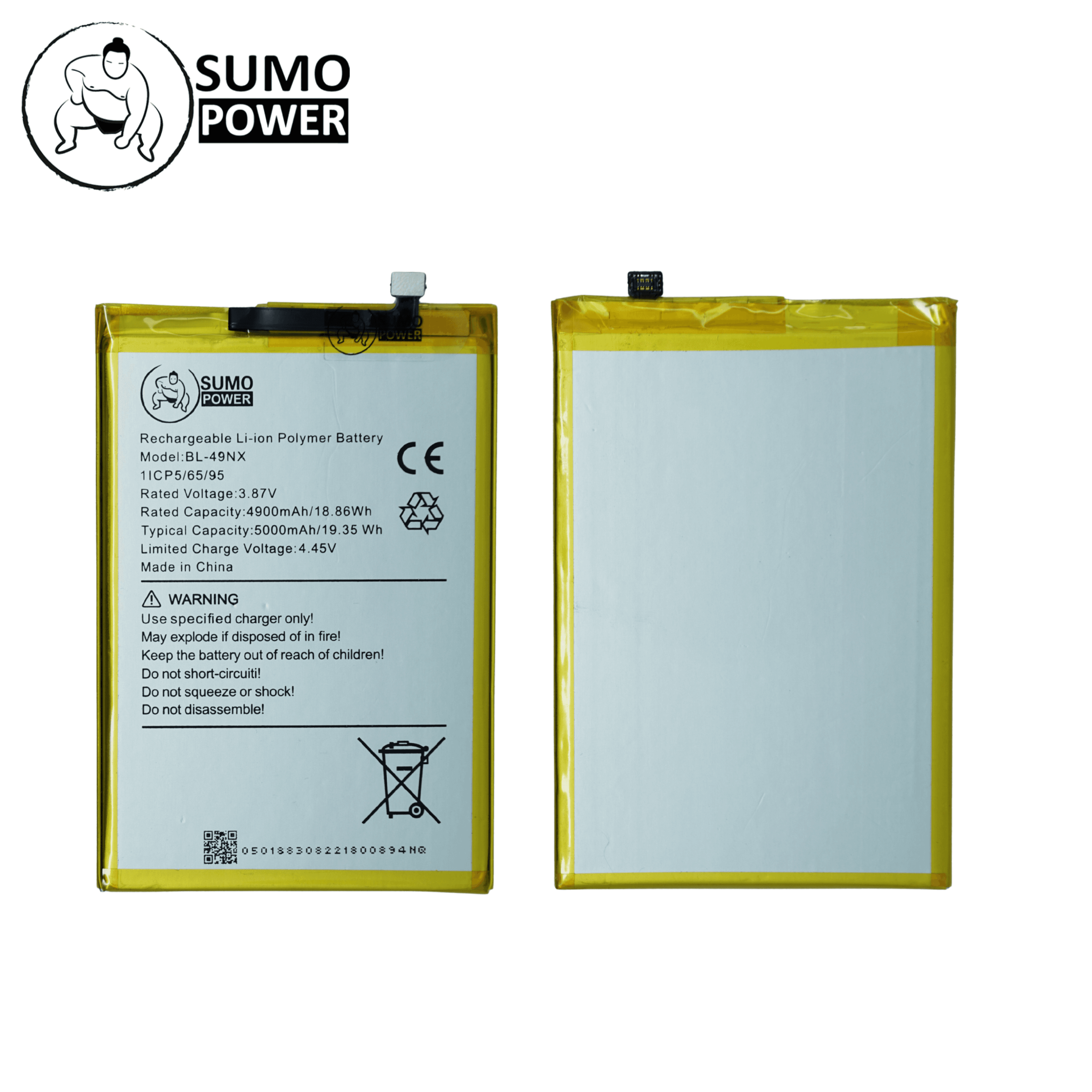 Sumopower Battery Infinix Hot 30i / Hot 40i / Smart 7 / Smart 8 / Smart 8 Pro / Smart 5 / Smart 9 - BL-49NX