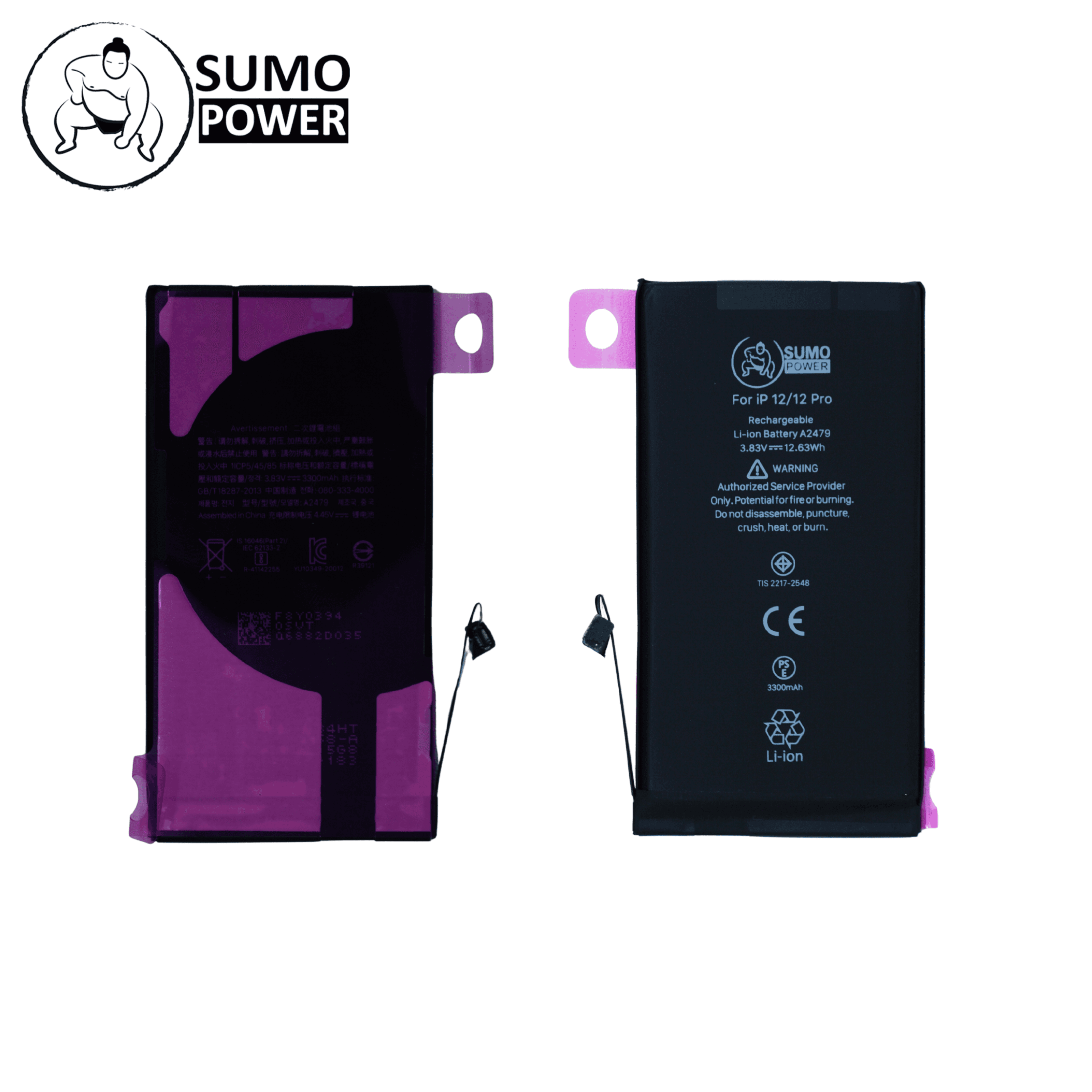 Baterai Sumopower iPhone 12 / 12 Pro