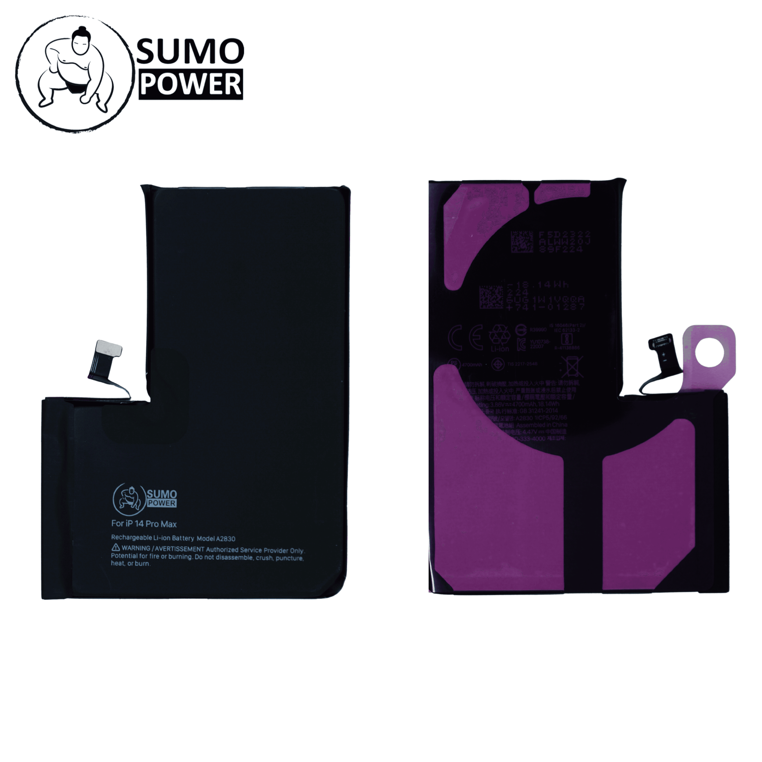 Baterai Sumopower iPhone 14 Pro Max