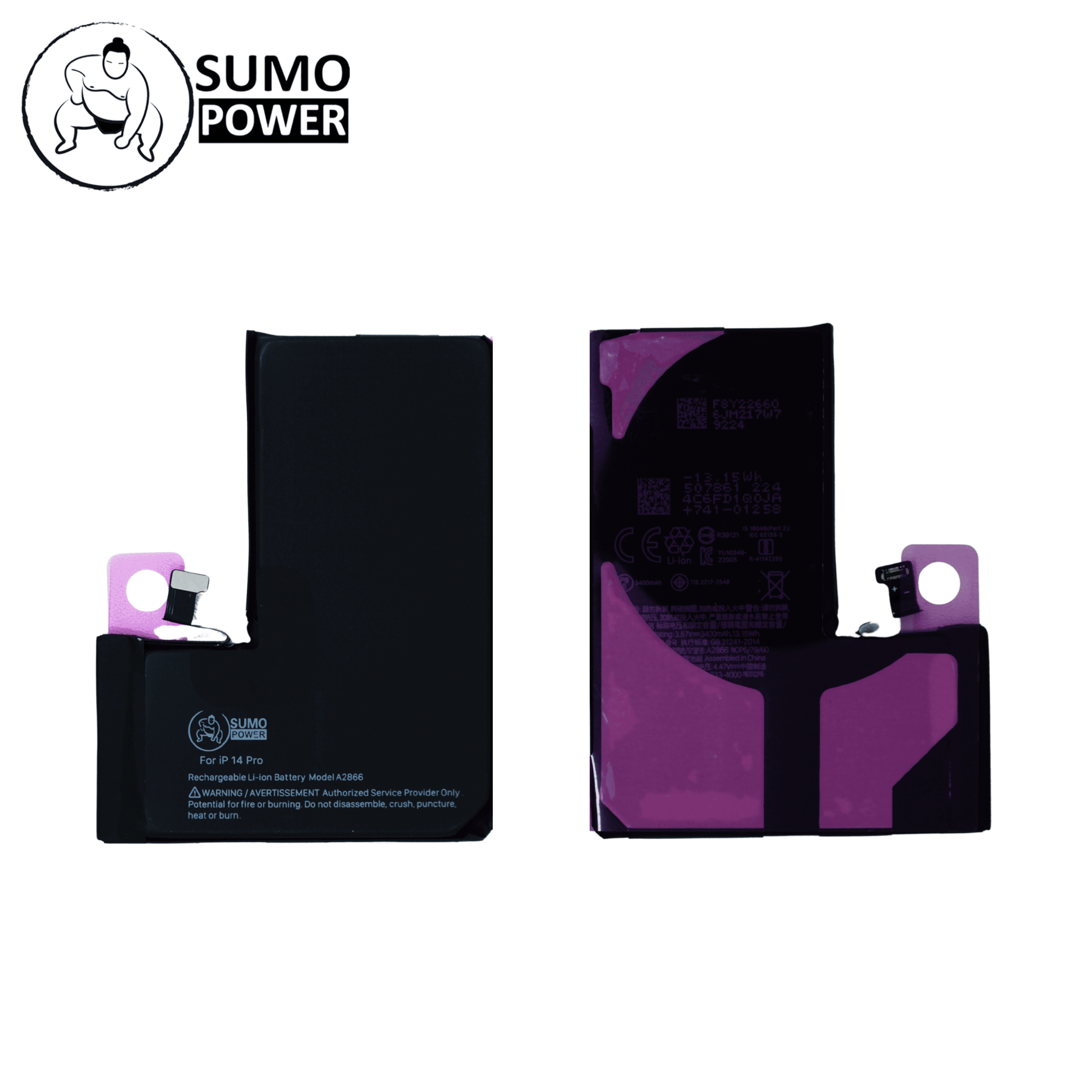 Baterai Sumopower iPhone 14 Pro