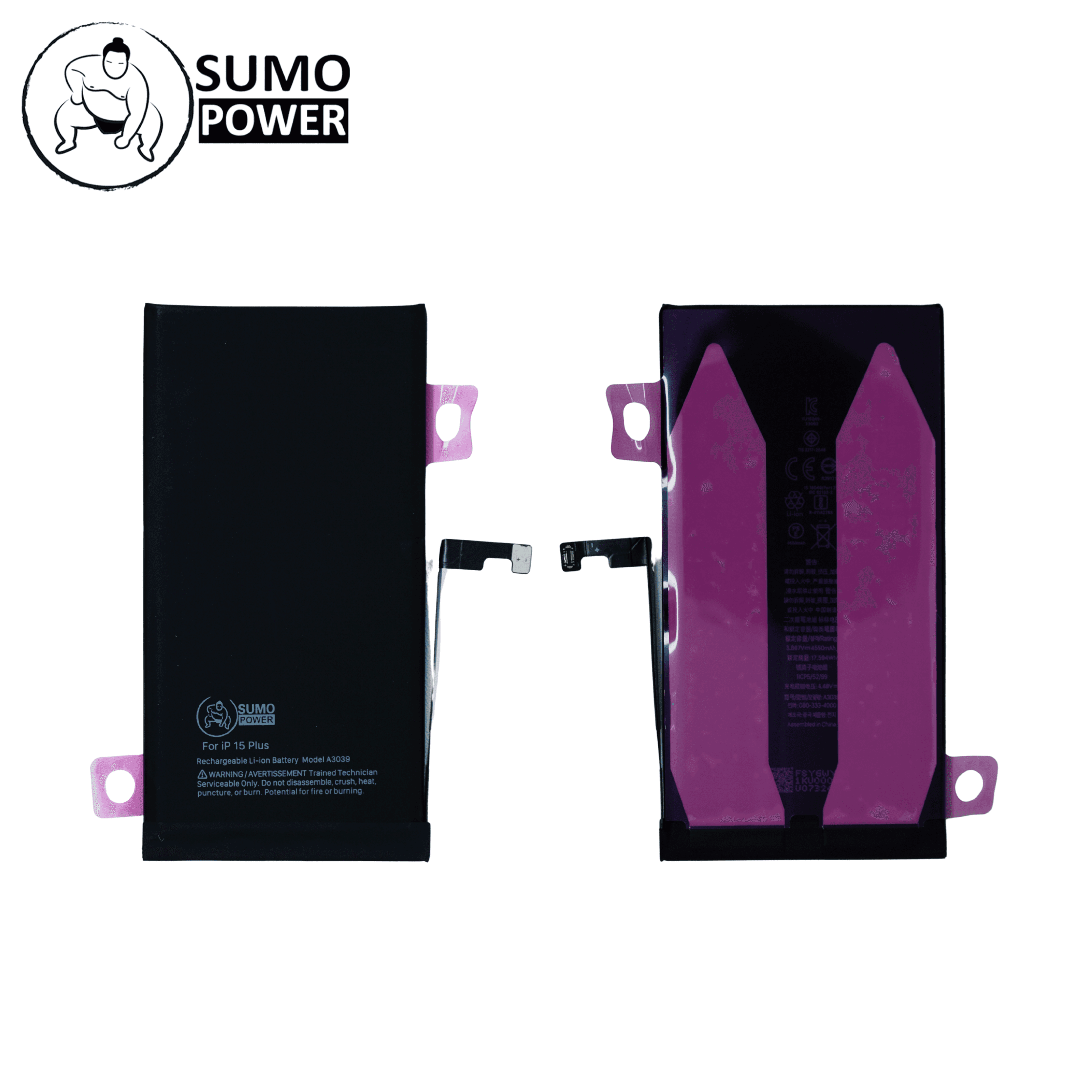 Baterai Sumopower iPhone 15 Plus