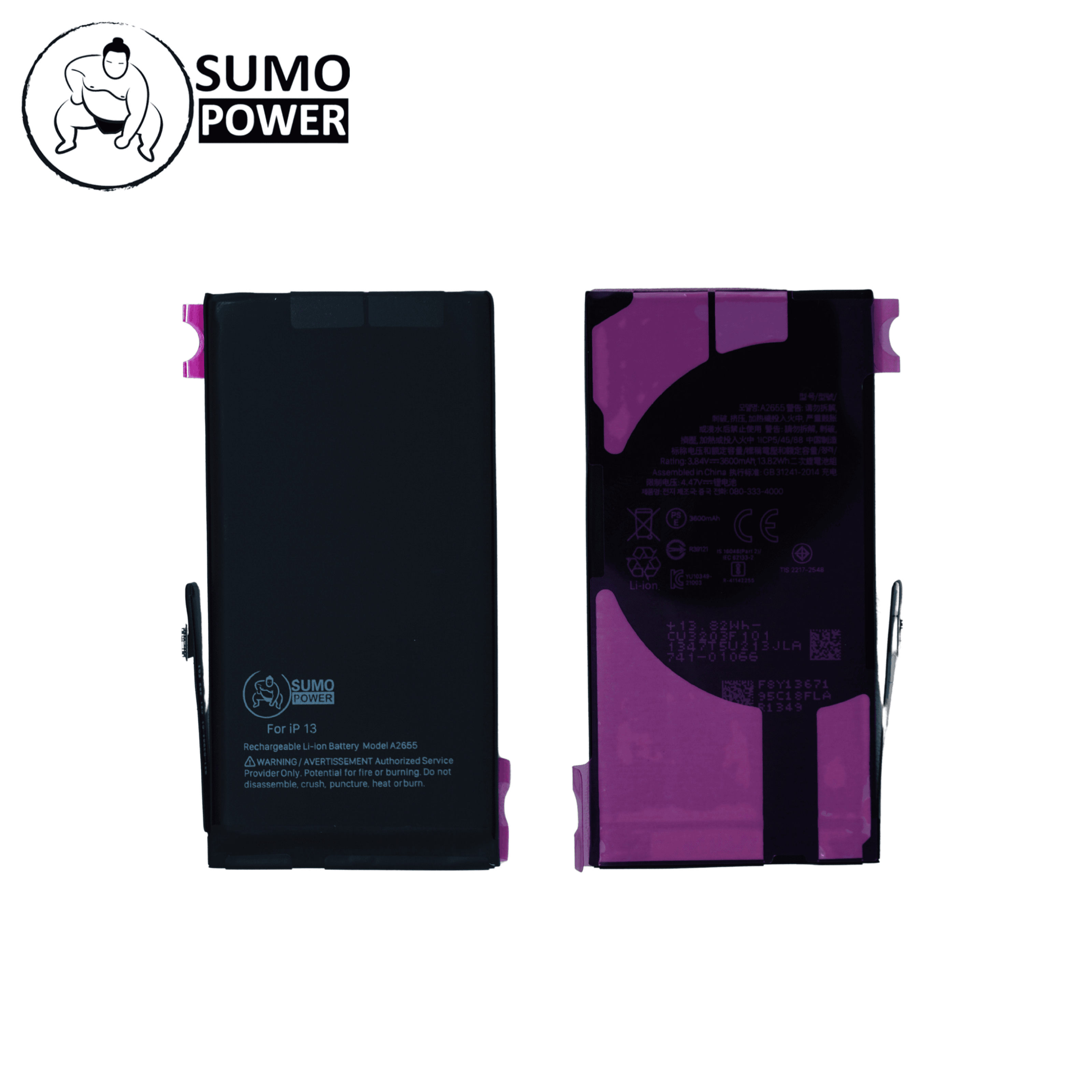 Baterai Sumopower iPhone 13