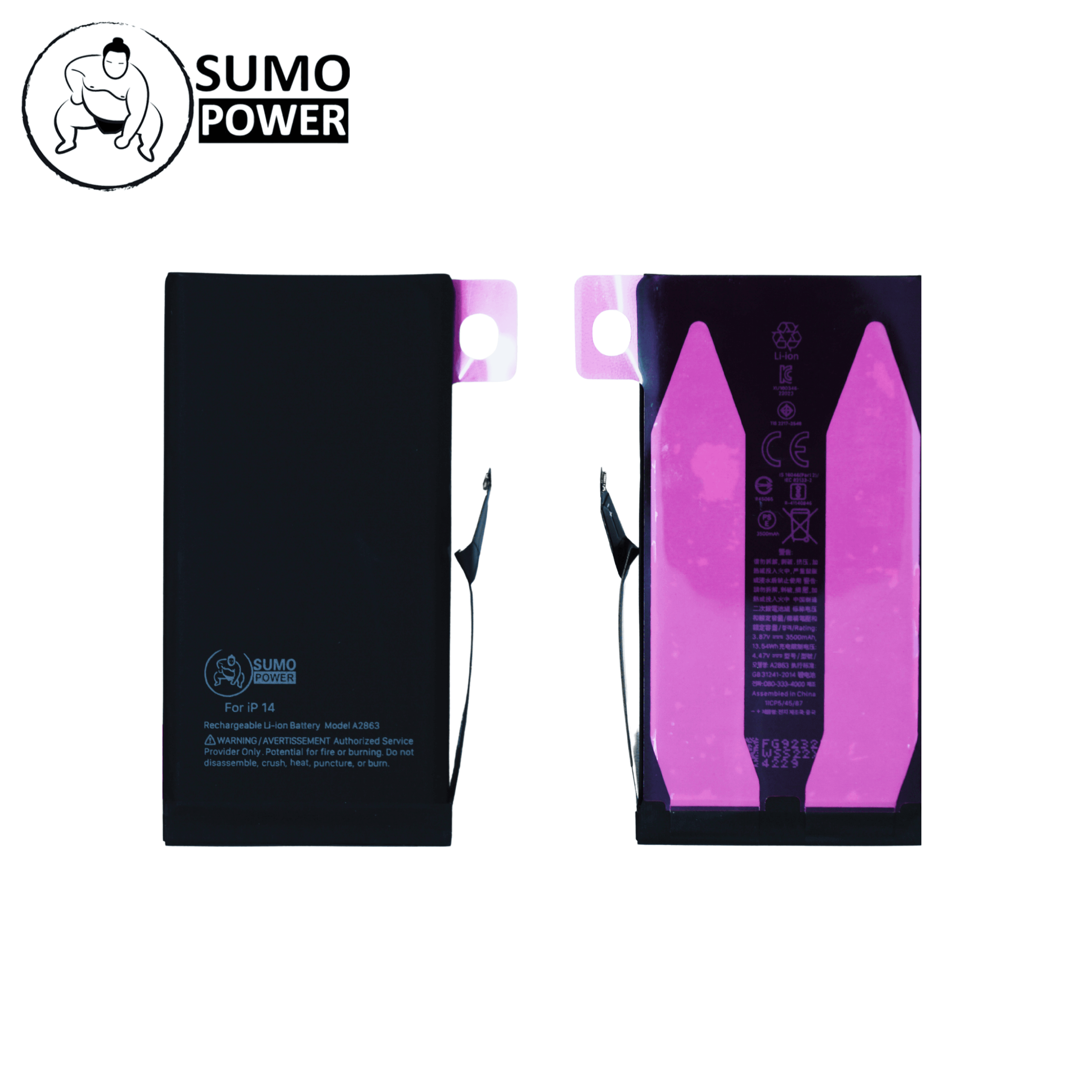 Baterai Sumopower iPhone 14 Plus