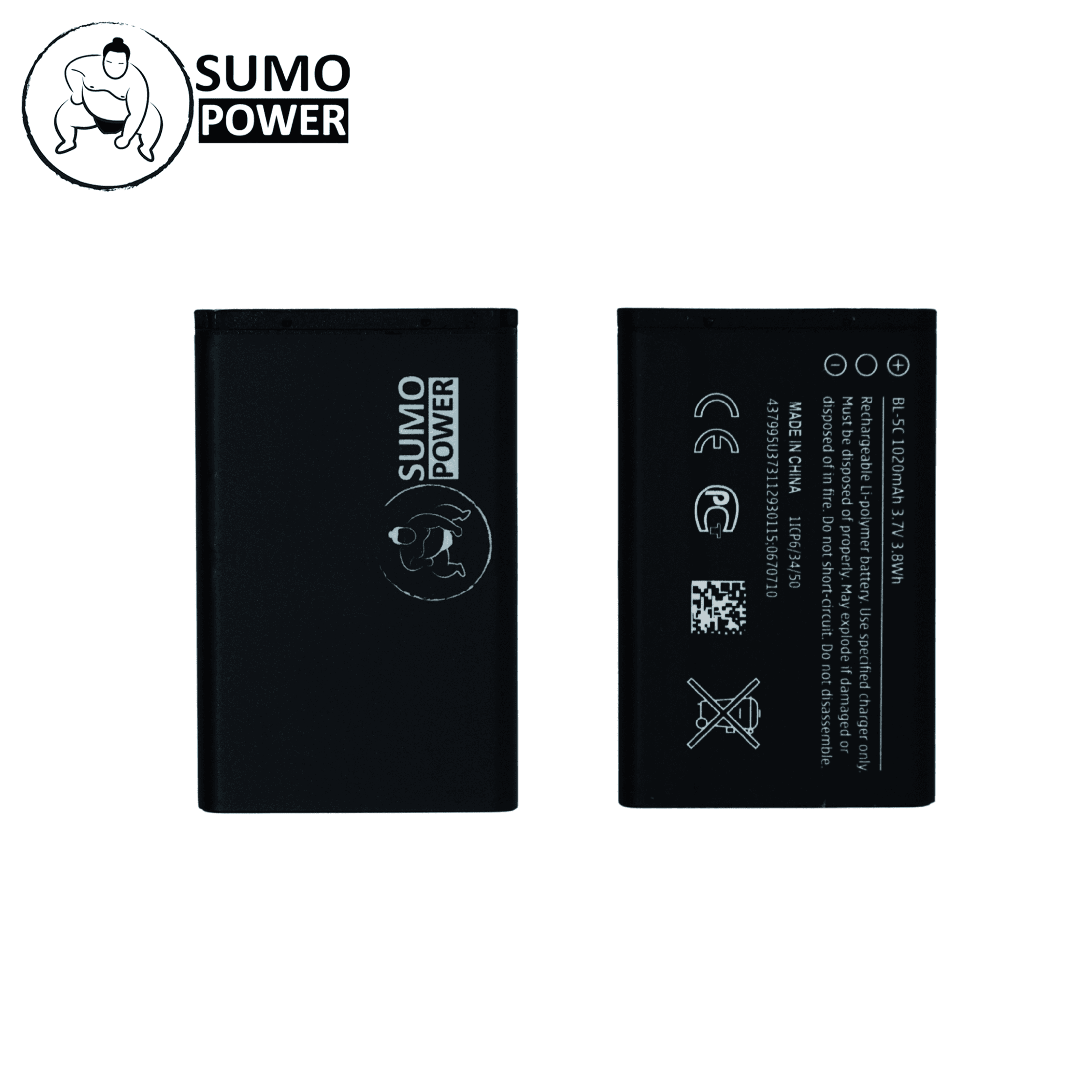 Baterai Sumopower Nokia 105 / 106 / 107 / 150 / 1100 / 3100 / 7610 BL-5C