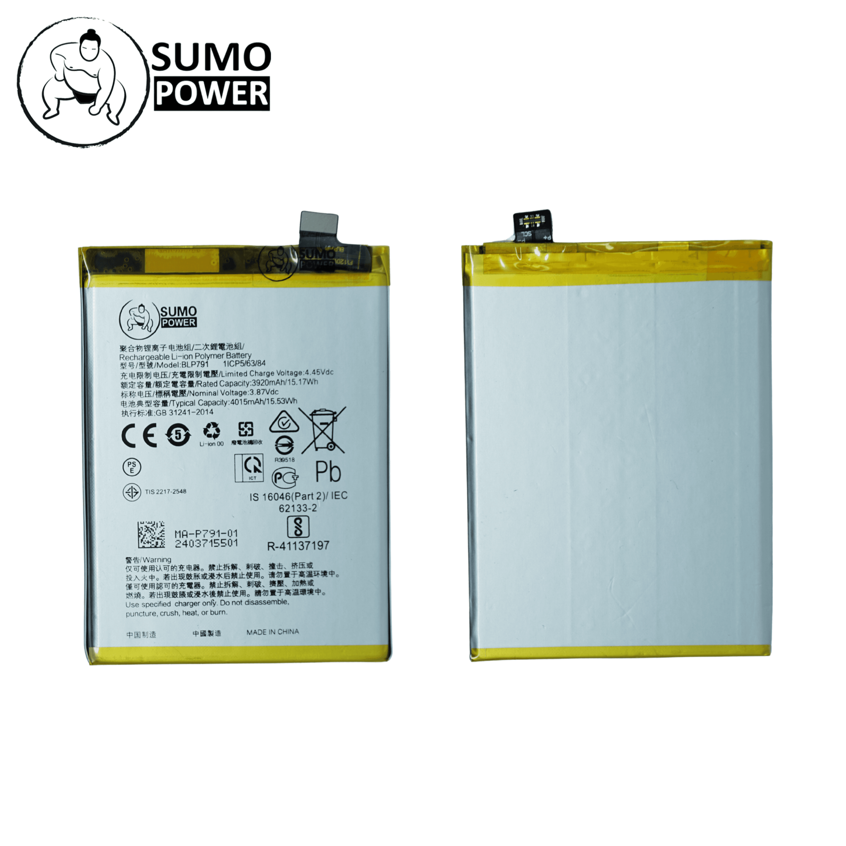 Baterai Sumopower Reno 4 4G BLP791