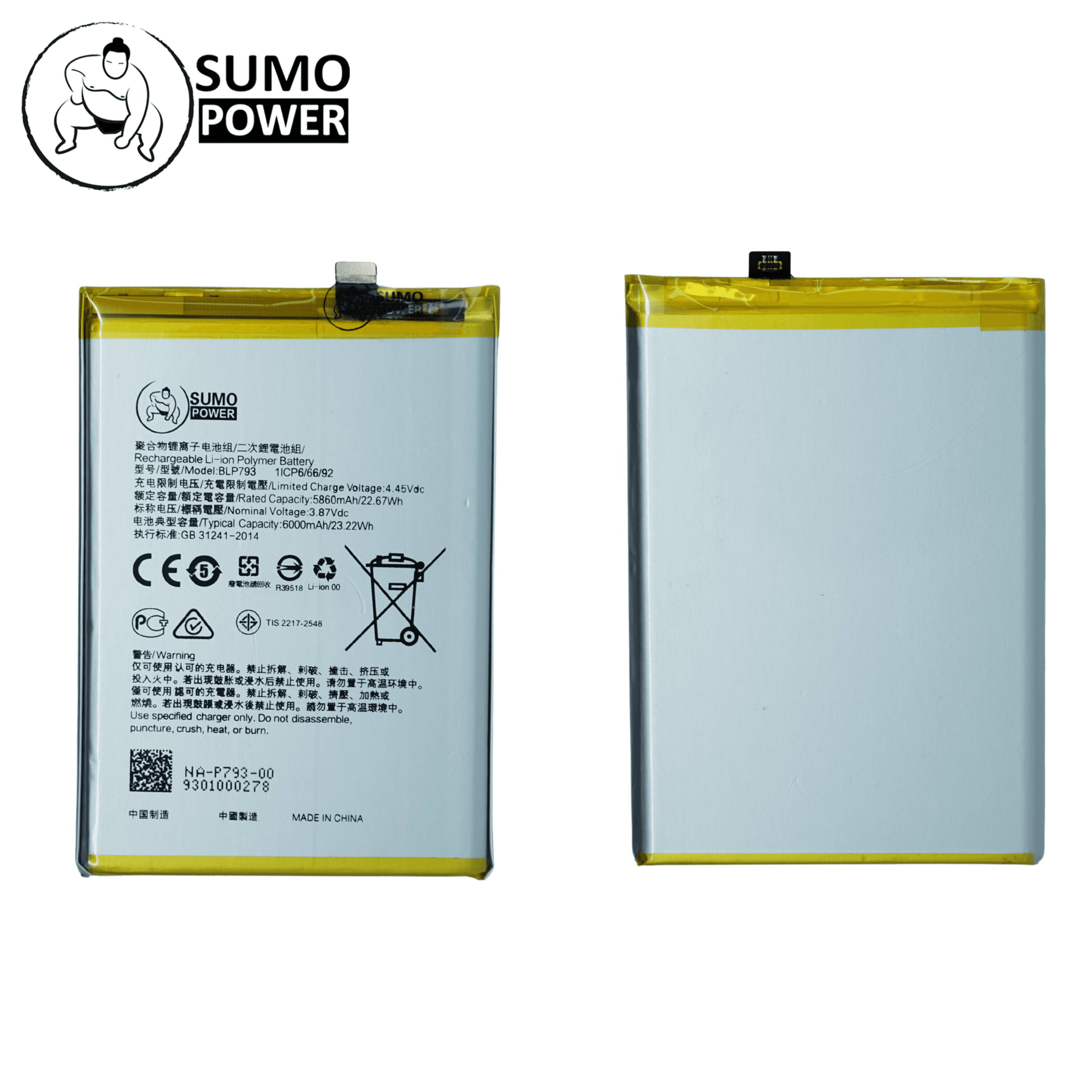 Baterai Sumopower Realme C12 / C15 / C25 / C25S / Narzo 20 / Narzo 20A / Narzo 30A / Narzo 50A BLP793