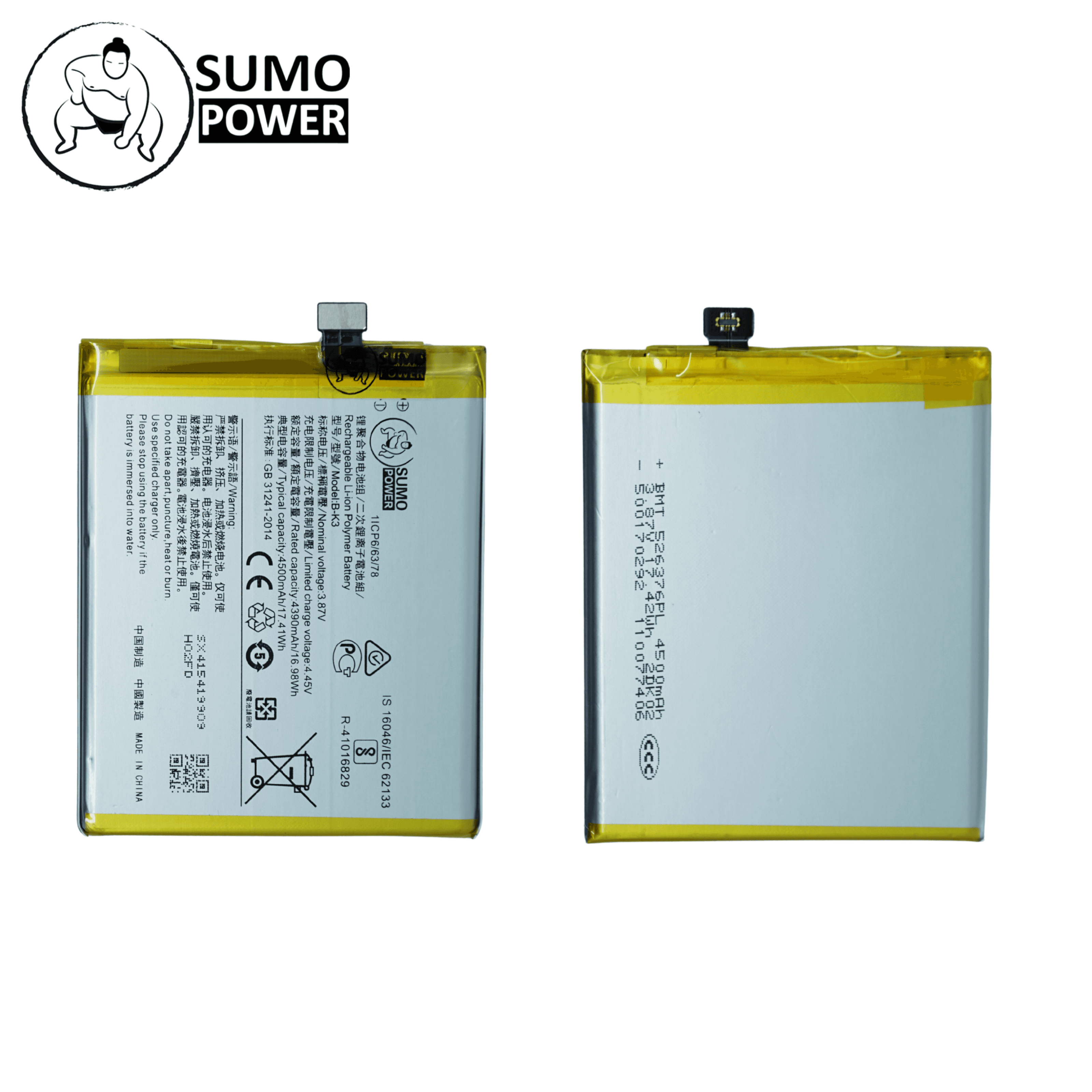 Baterai Sumopower Vivo S1 Pro B-K3