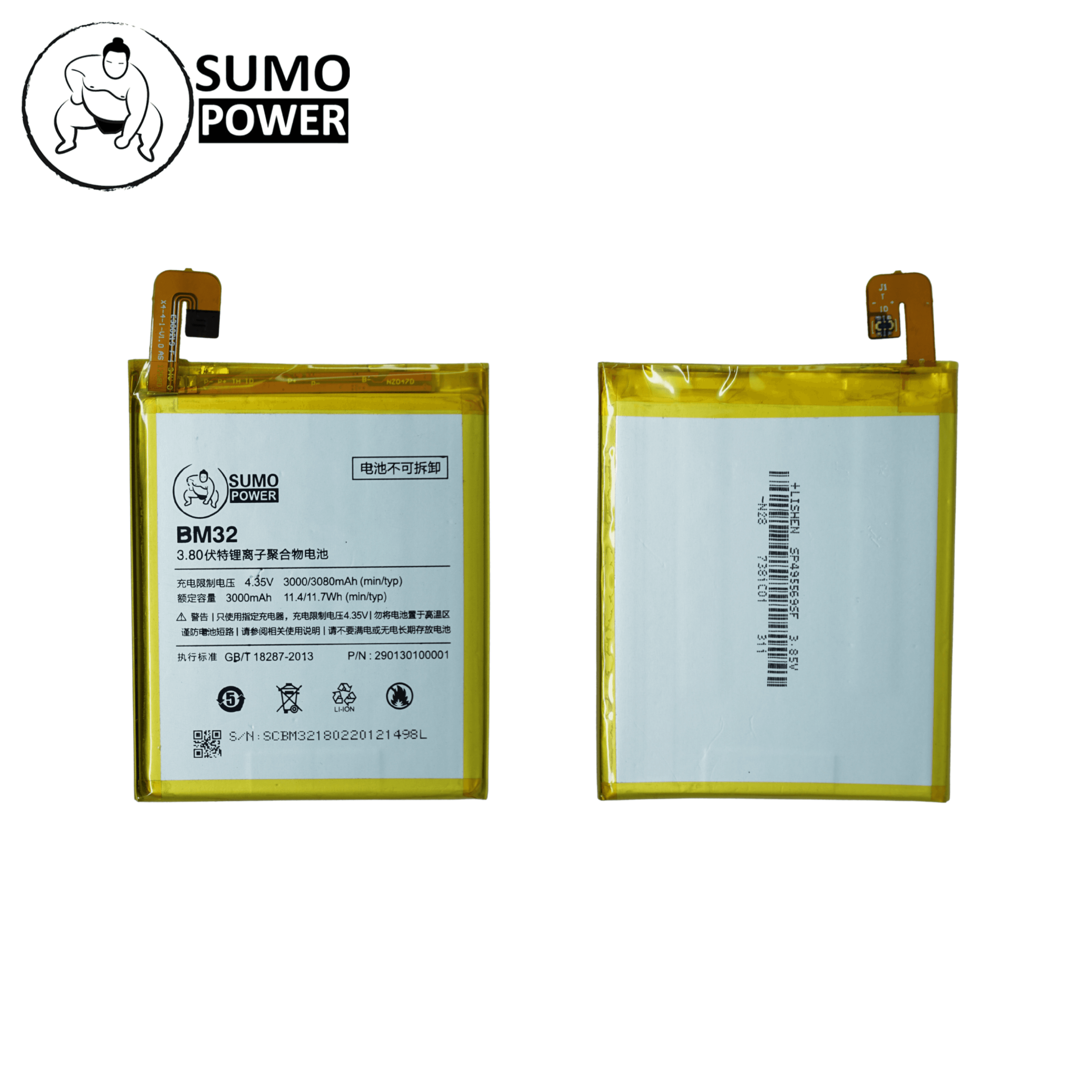 Baterai Sumopower Mi 4 BM32
