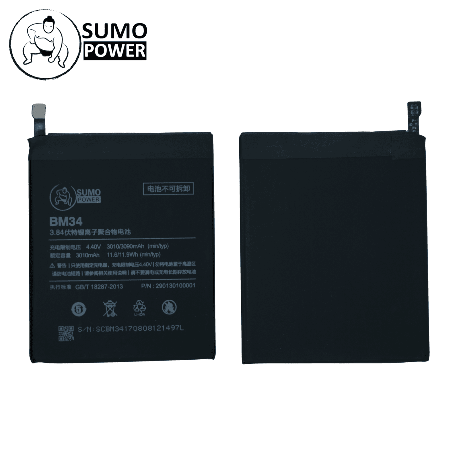 Baterai Sumopower Mi Note Pro BM34
