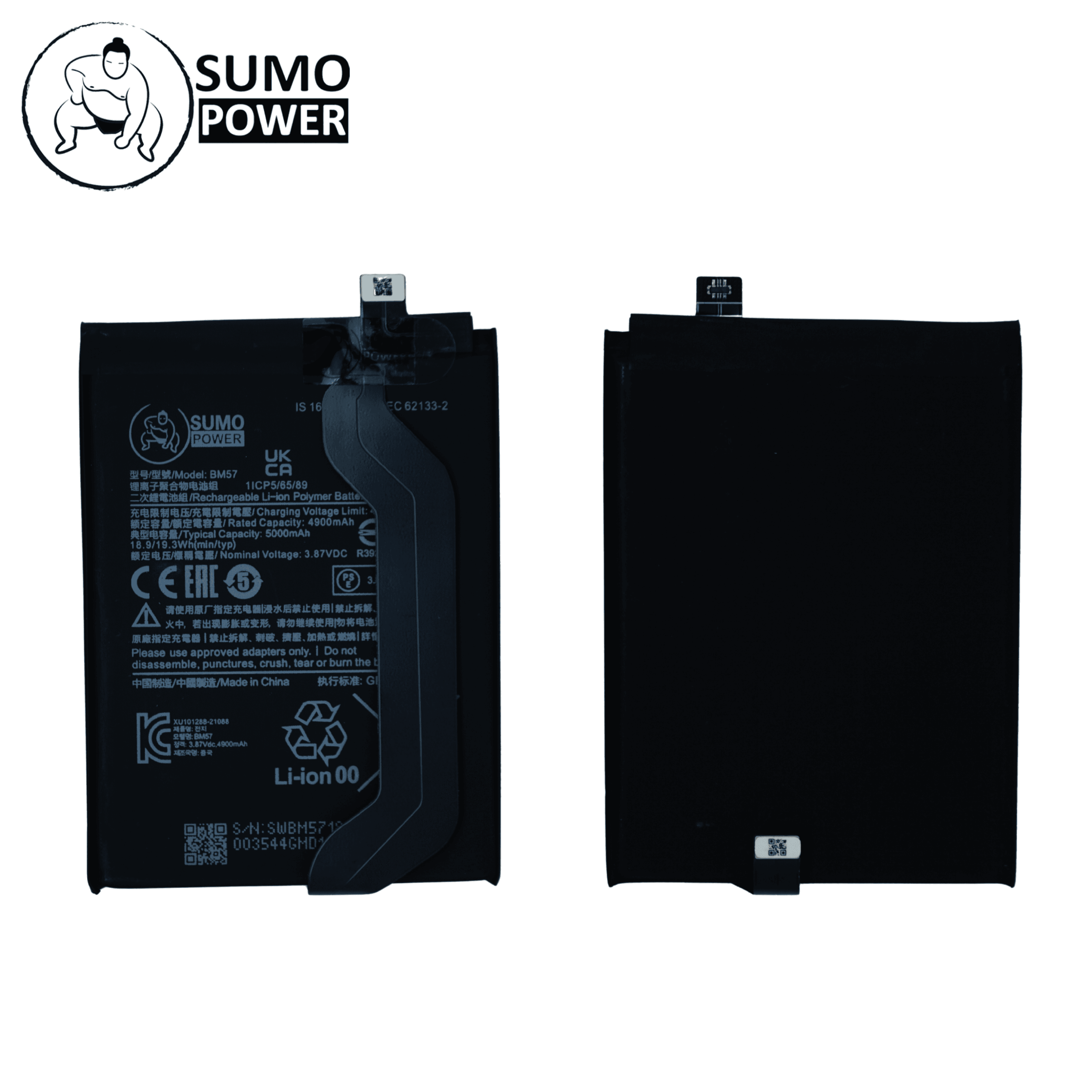 Baterai Sumopower Poco X3 GT / Redmi Note 10 Pro 5G BM57