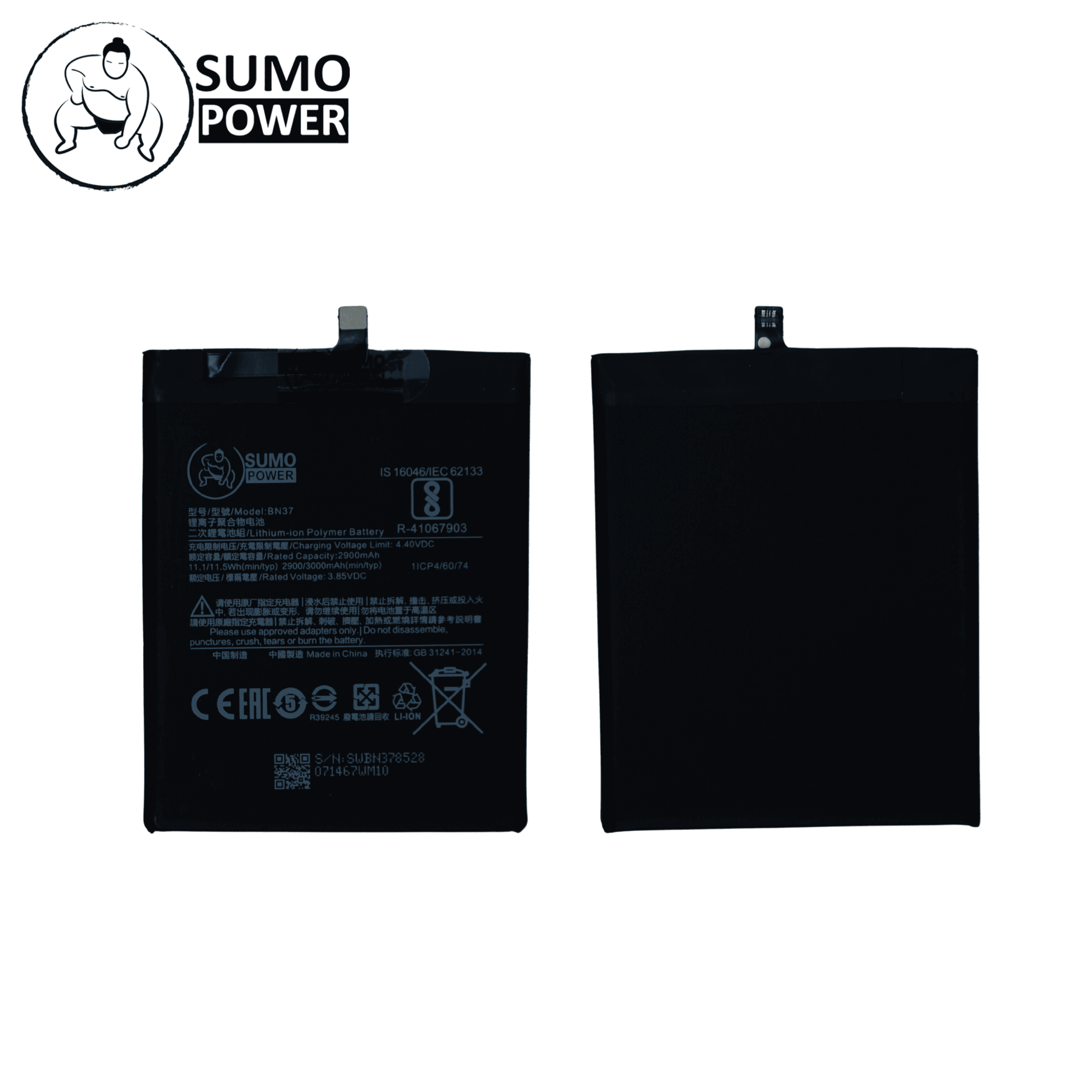 Baterai Sumopower Redmi 6A / Redmi 6 BN37