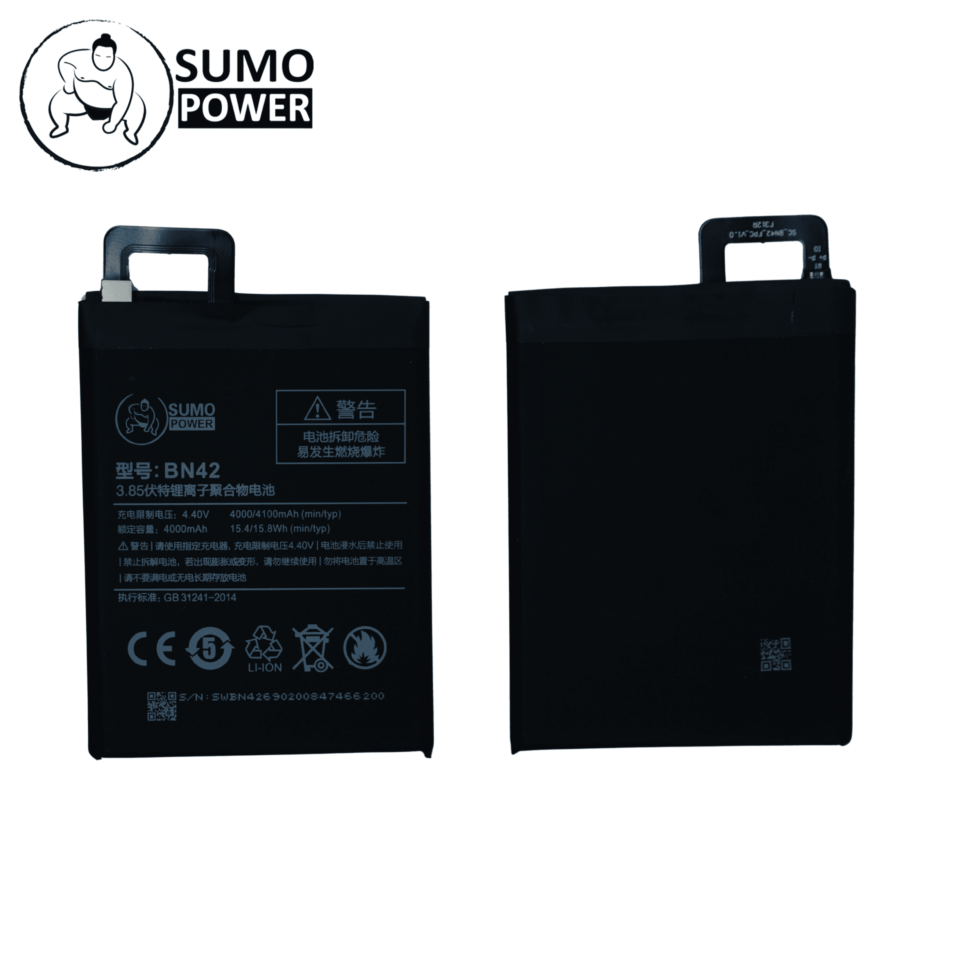 Baterai Sumopower Redmi 4 BN42