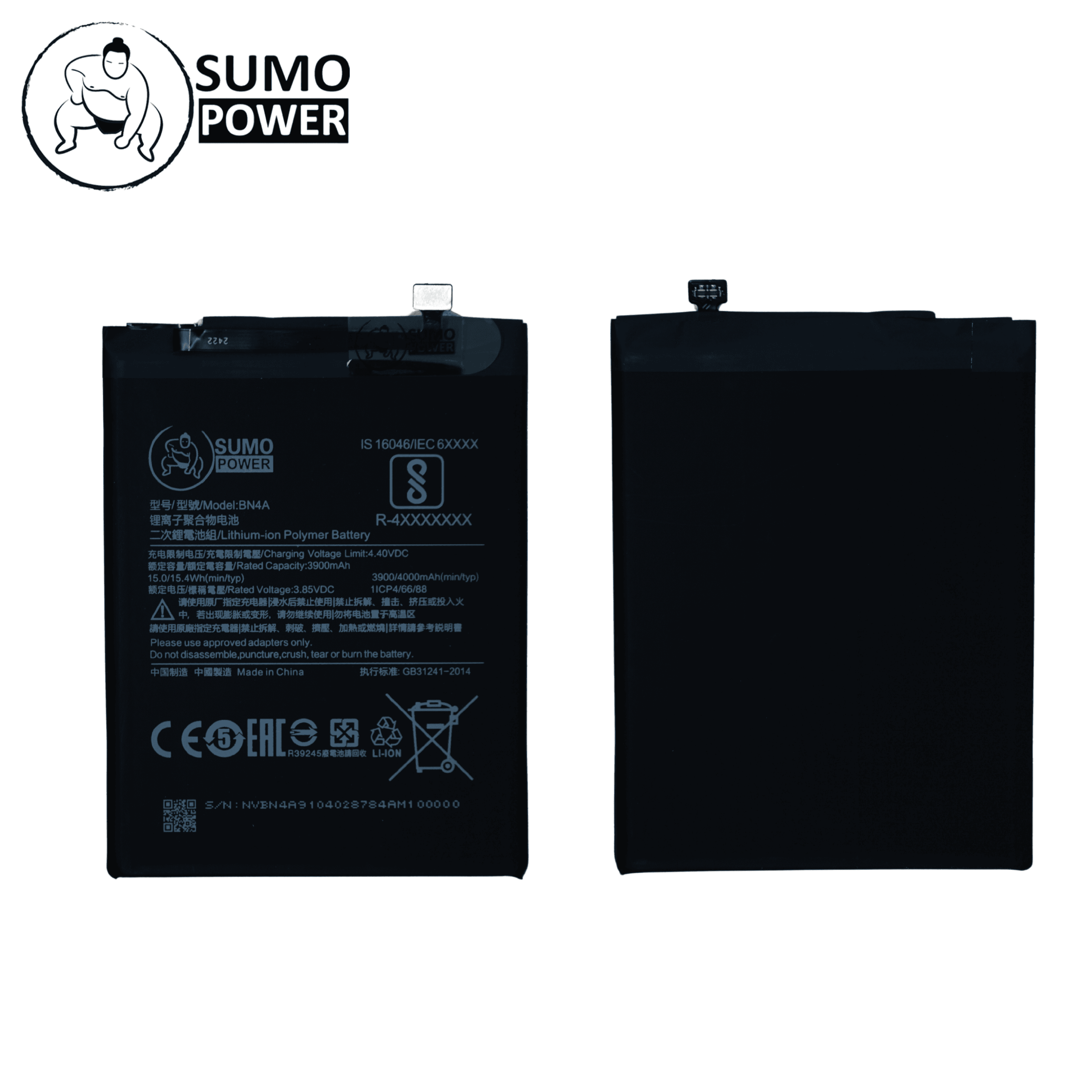 Baterai Sumopower Redmi Note 7 / Redmi Note 7 Pro BN4A