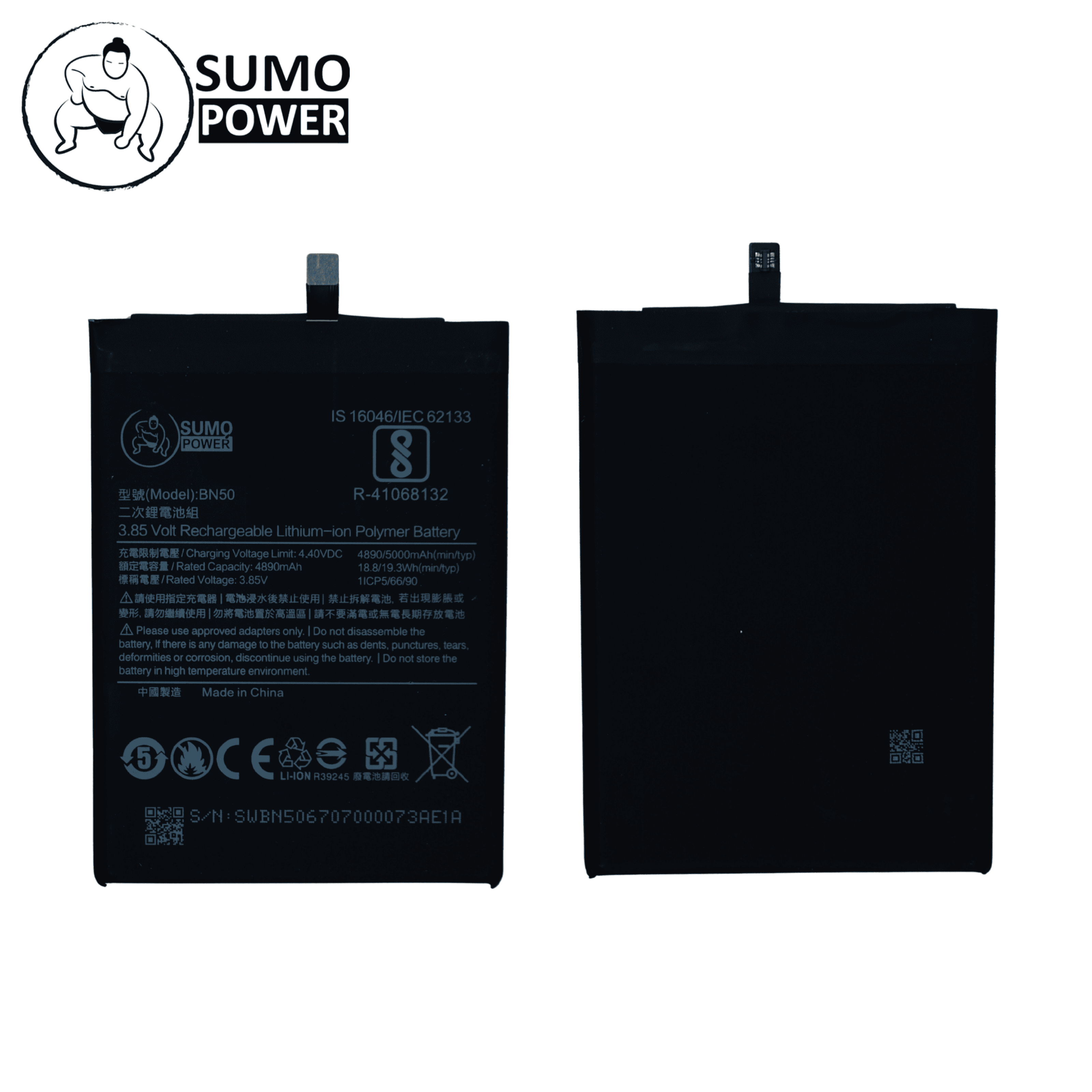 Baterai Sumopower Redmi Note 10 4G BN50
