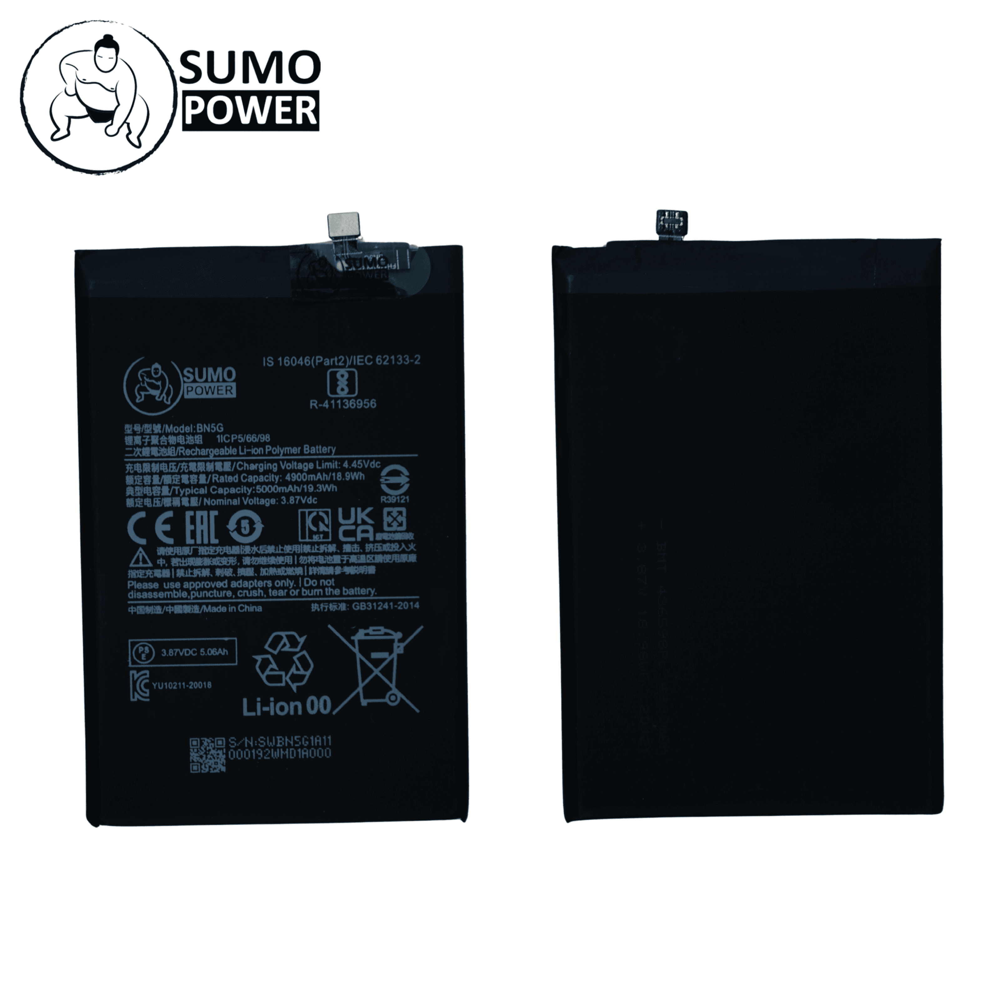 Baterai Sumopower Redmi 10C BN5G