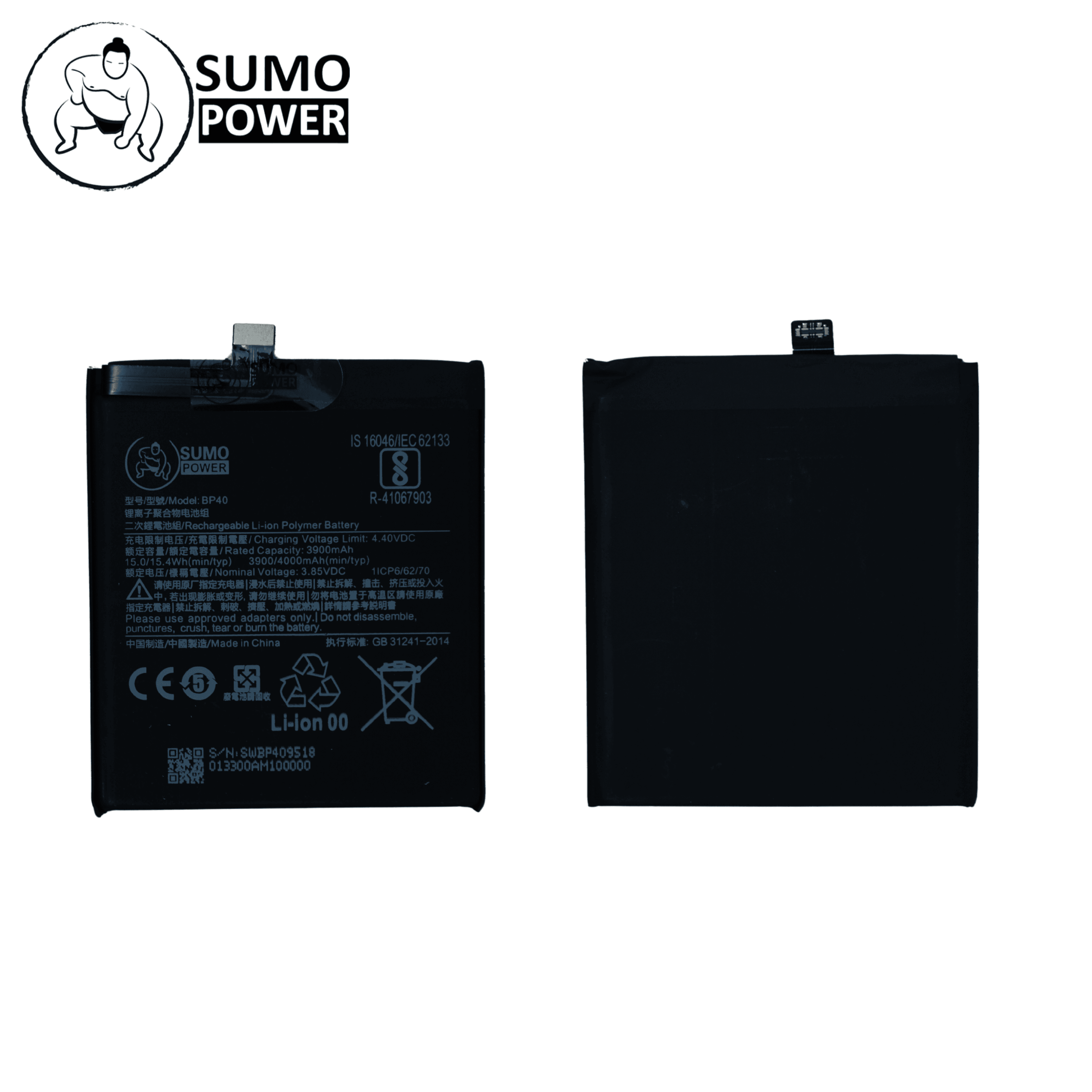 Baterai Sumopower Redmi K20 Pro / MI 9T Pro BP40